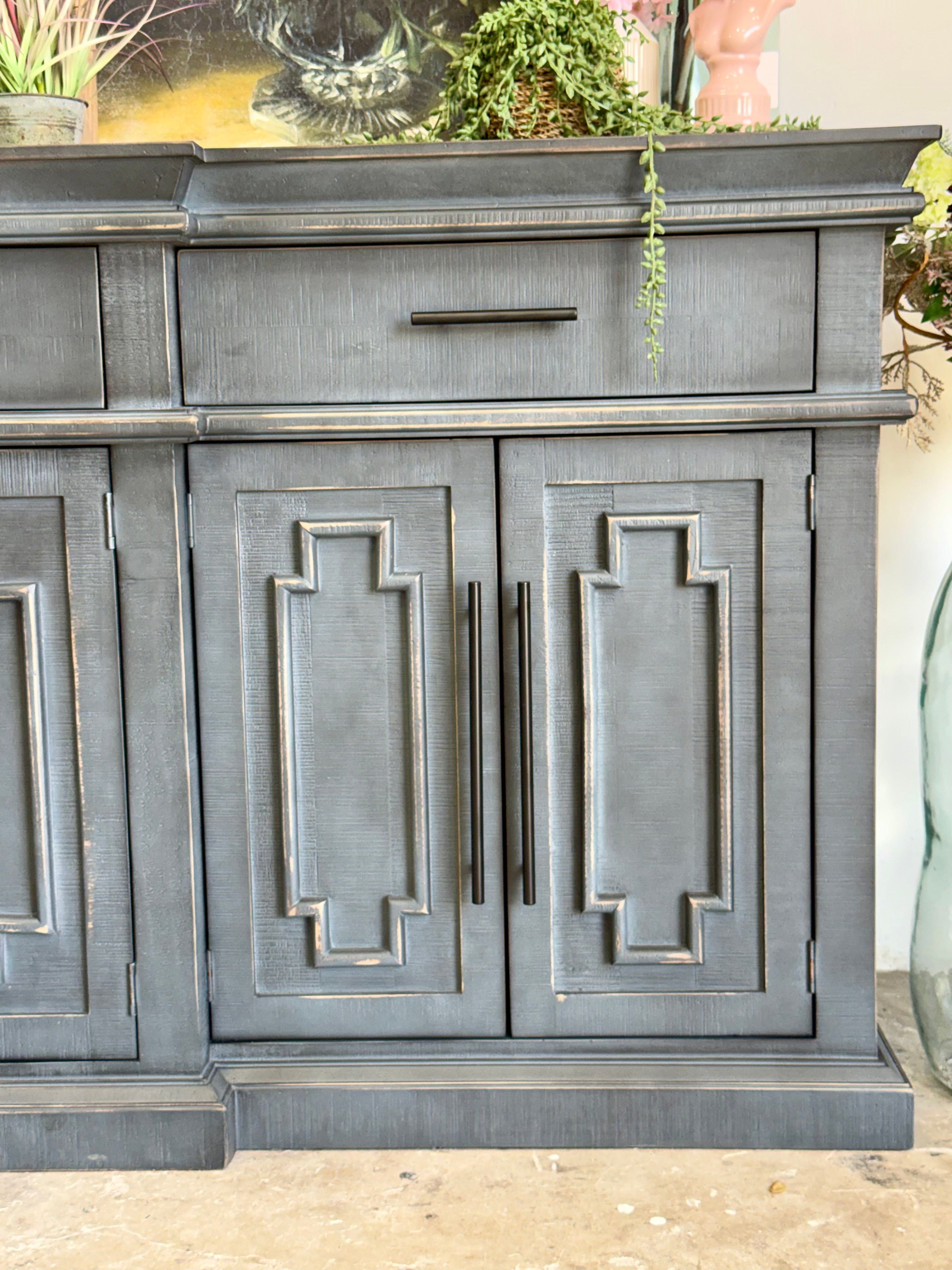Reese 99" 6 Door Console-Blue Haze™
