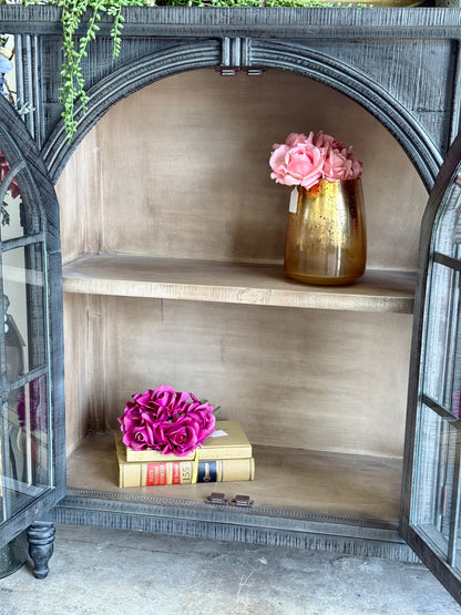 Colette Console-Blue Dusk/Cappuccino