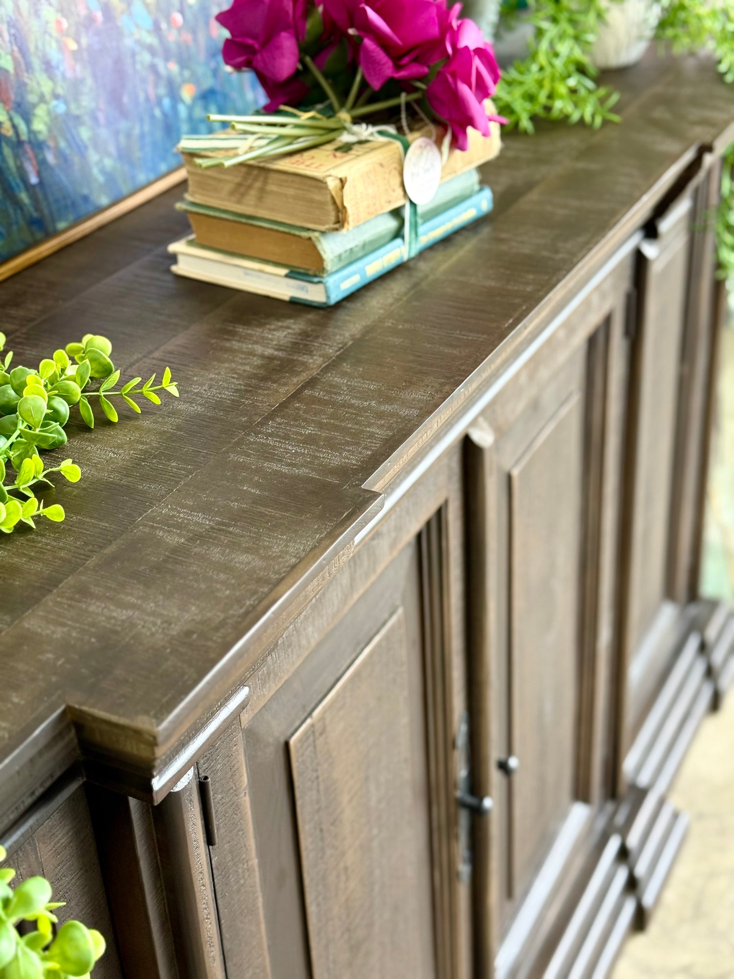 Brianna 4 Door Console-Cinderwood™