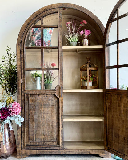 Tiffany Dome Vitrine-Honeywood
