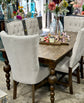 Sophie 7 Foot Dining Table Set With Chairs