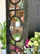 Elsie Circle Door Vitrine-Black/Sparrow