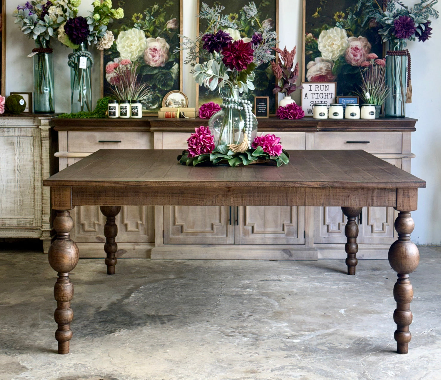 Sophie 66" Squared Dining Table-Honeywood™