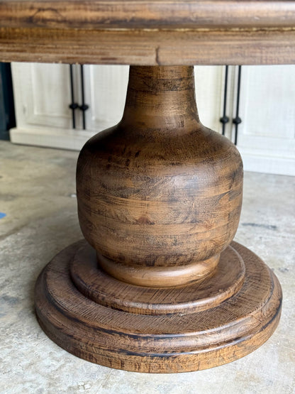 Lilly 60&quot; Round Pedestal Dining Table-Honeywood™