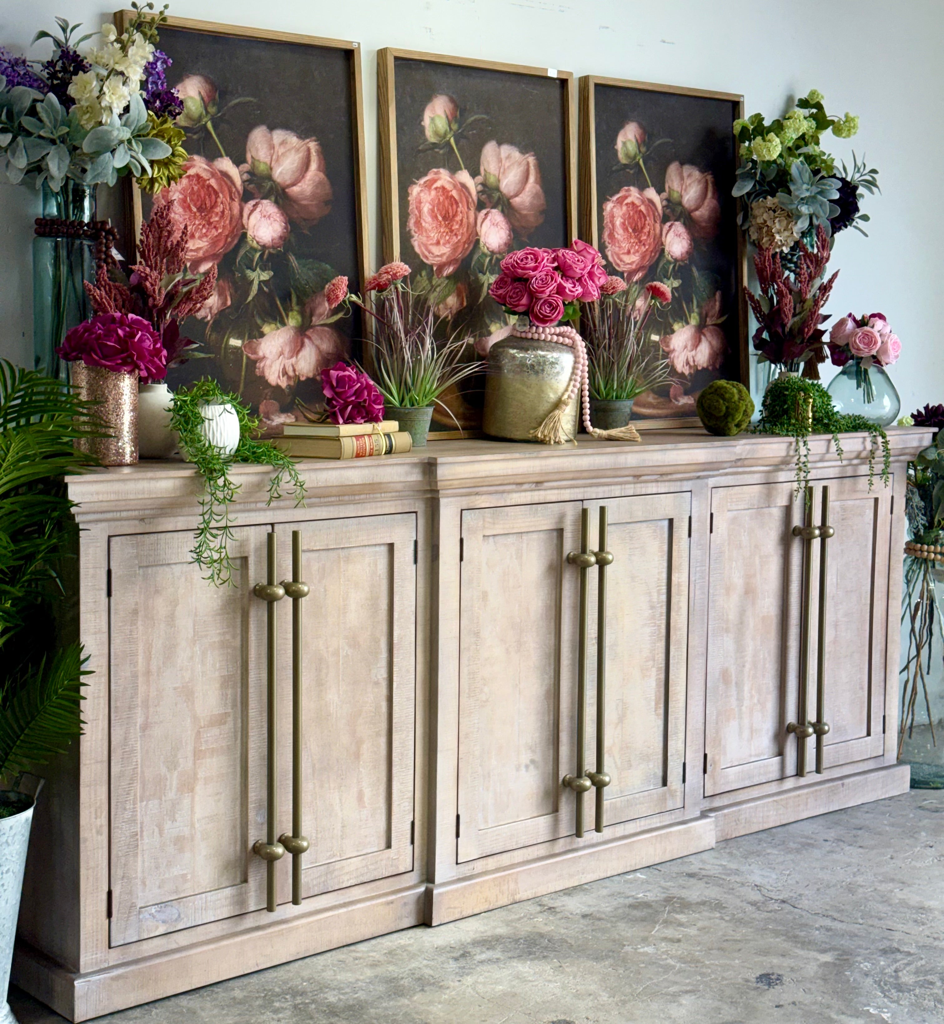 Kylie Console-Soft Drift/Gold