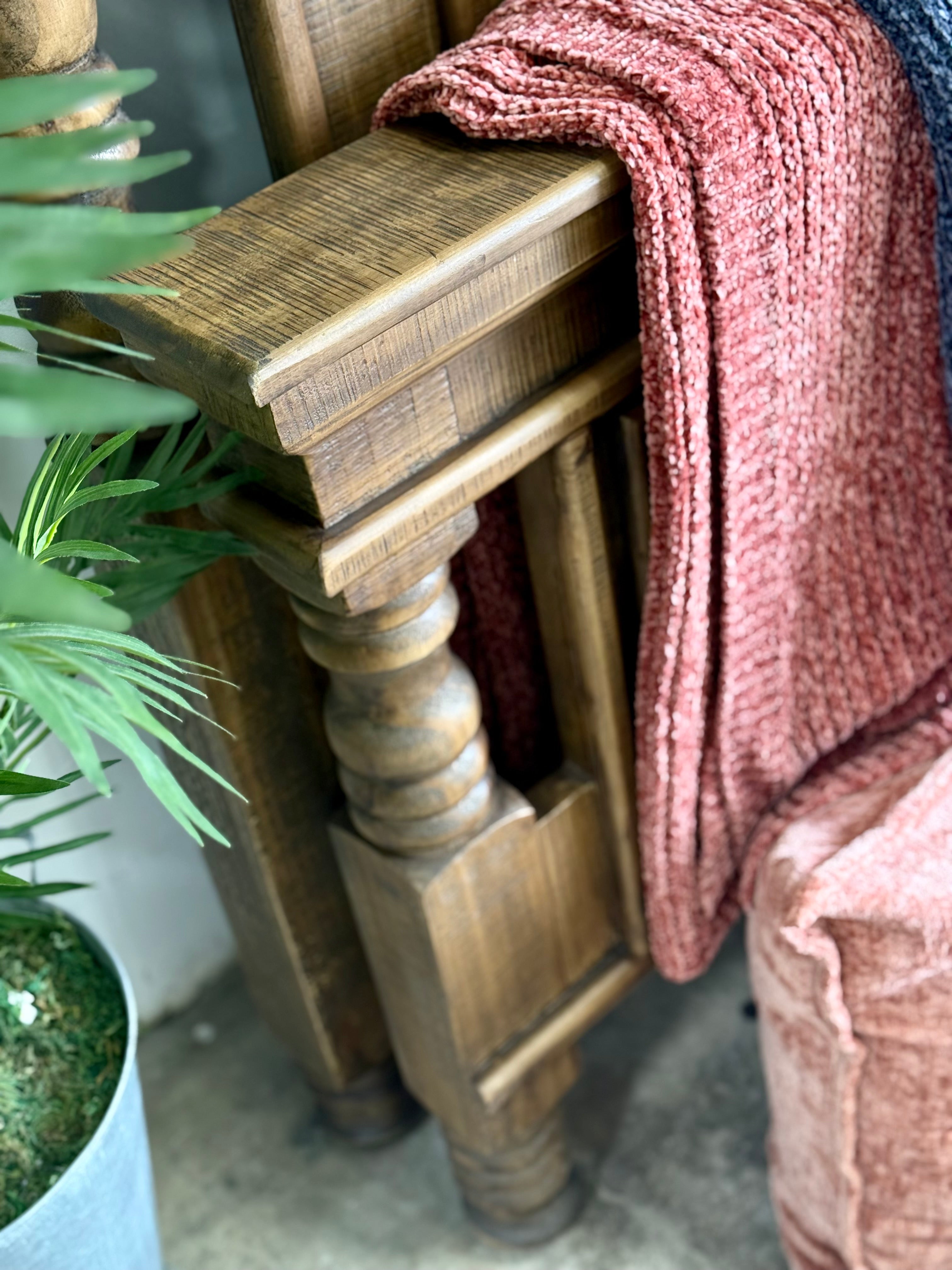 Madison King Bed-Timber