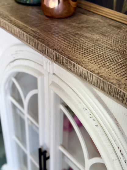 Colette Console-Frosted Linen/Sandstone