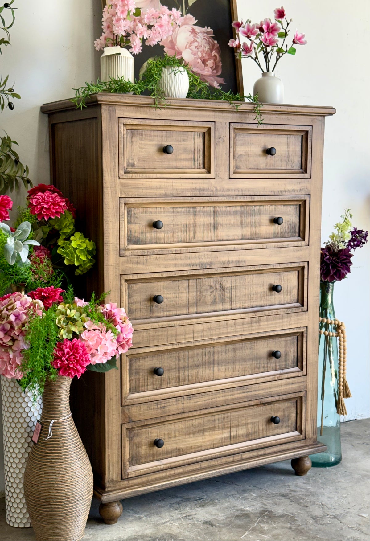 Adele Chest of Drawers-Timber™