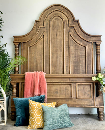 Madison Queen Bed-Timber