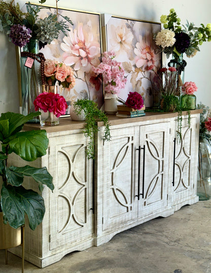 Circle Door Console-Toasted Wheat™/Sandstone