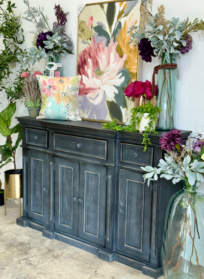 Lindsey 4-Door Console-Dark Blue Haze™