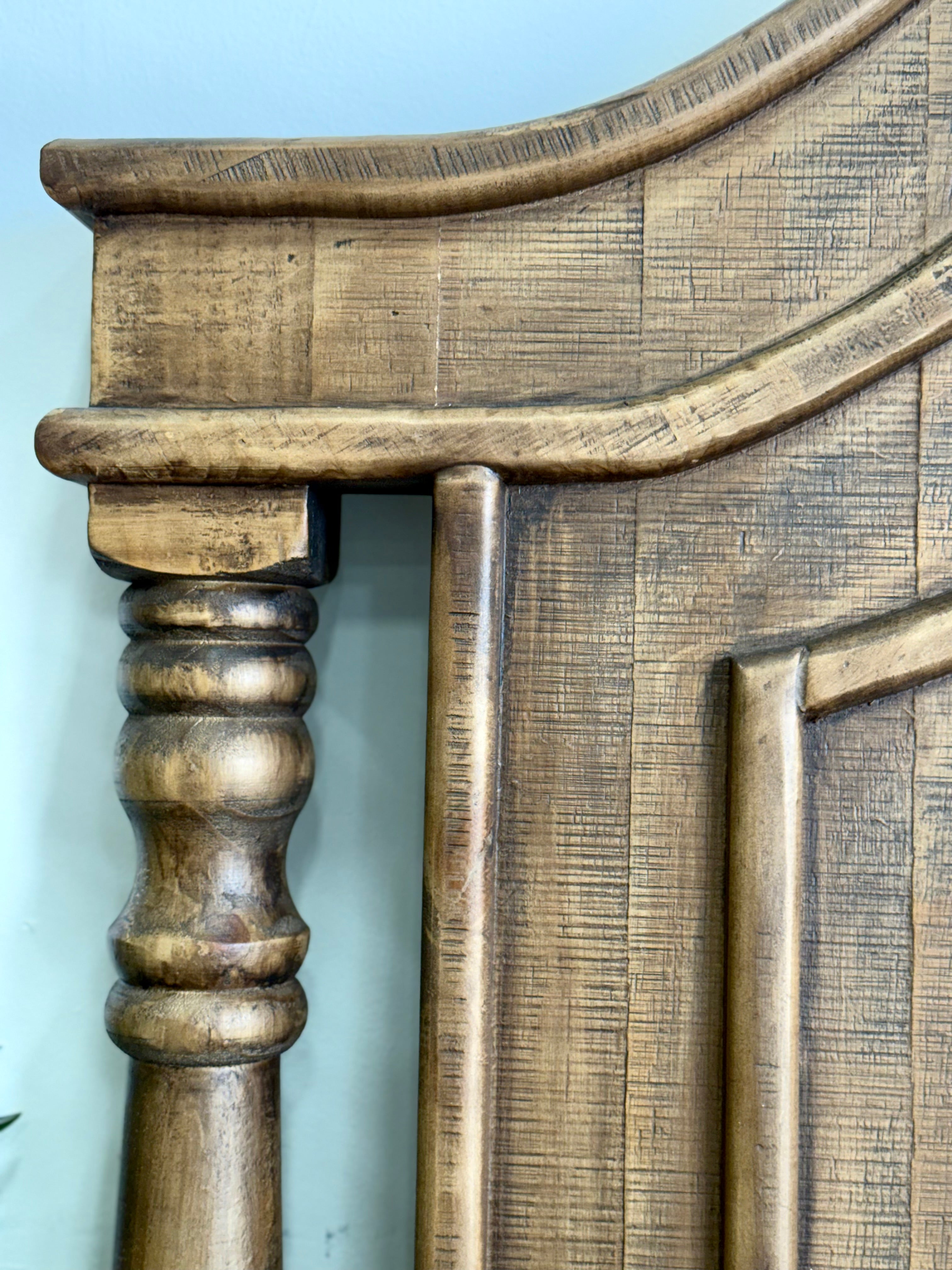 Madison Queen Bed-Timber