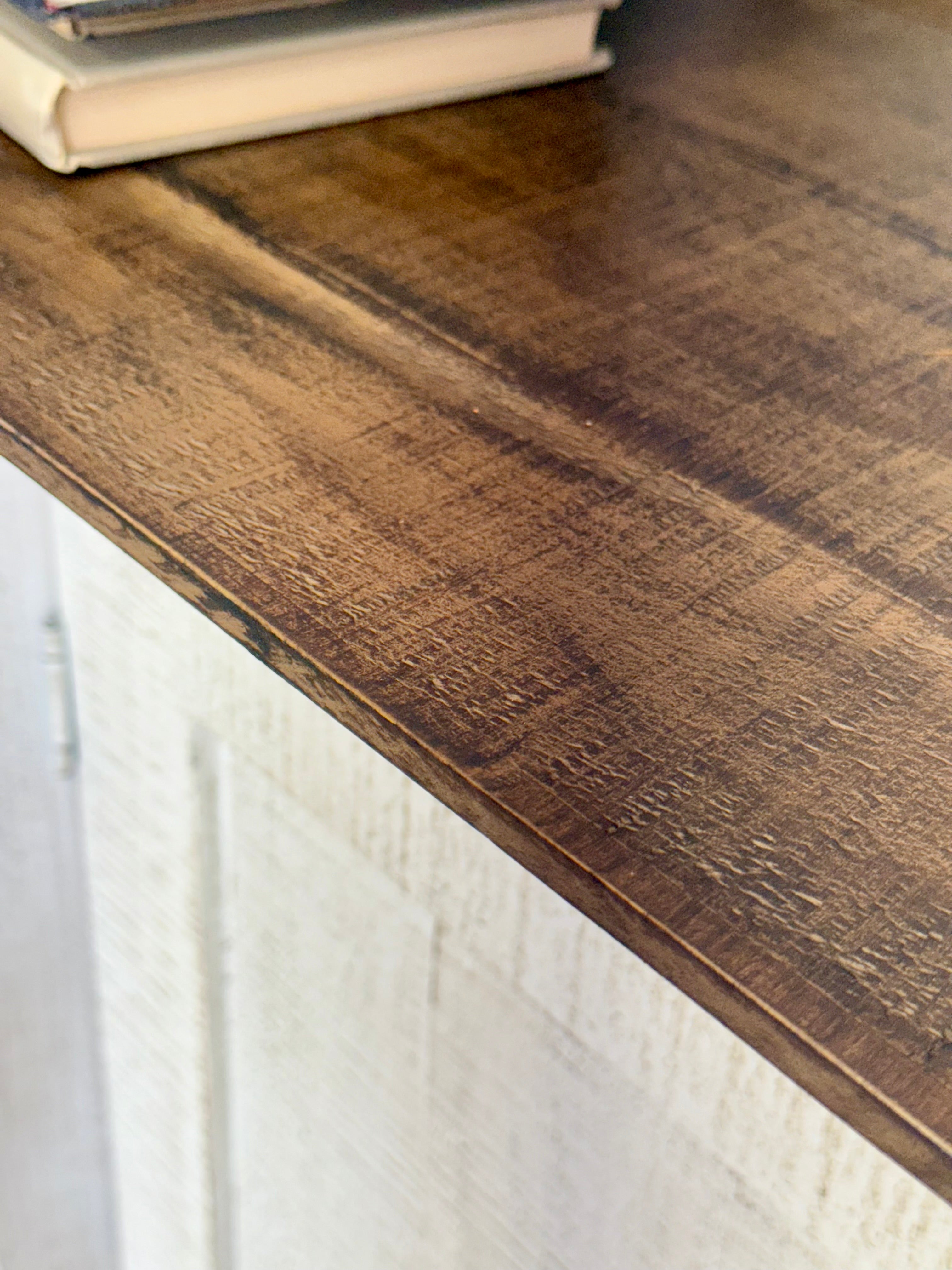 Allison 4 Door Console-White Wheat/Honeywood™