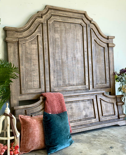 Eden King Bed-Sandstone