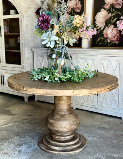 Clara 47&quot; Round Dining Table-Sandstone