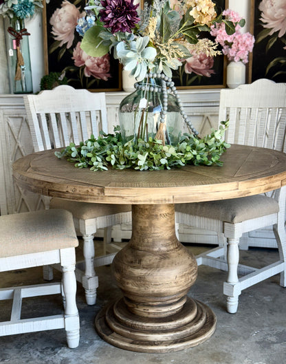 Clara 47&quot; Round Dining Table-Sandstone