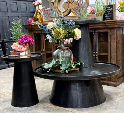 Kennedy Side Table-Handrubbed Black