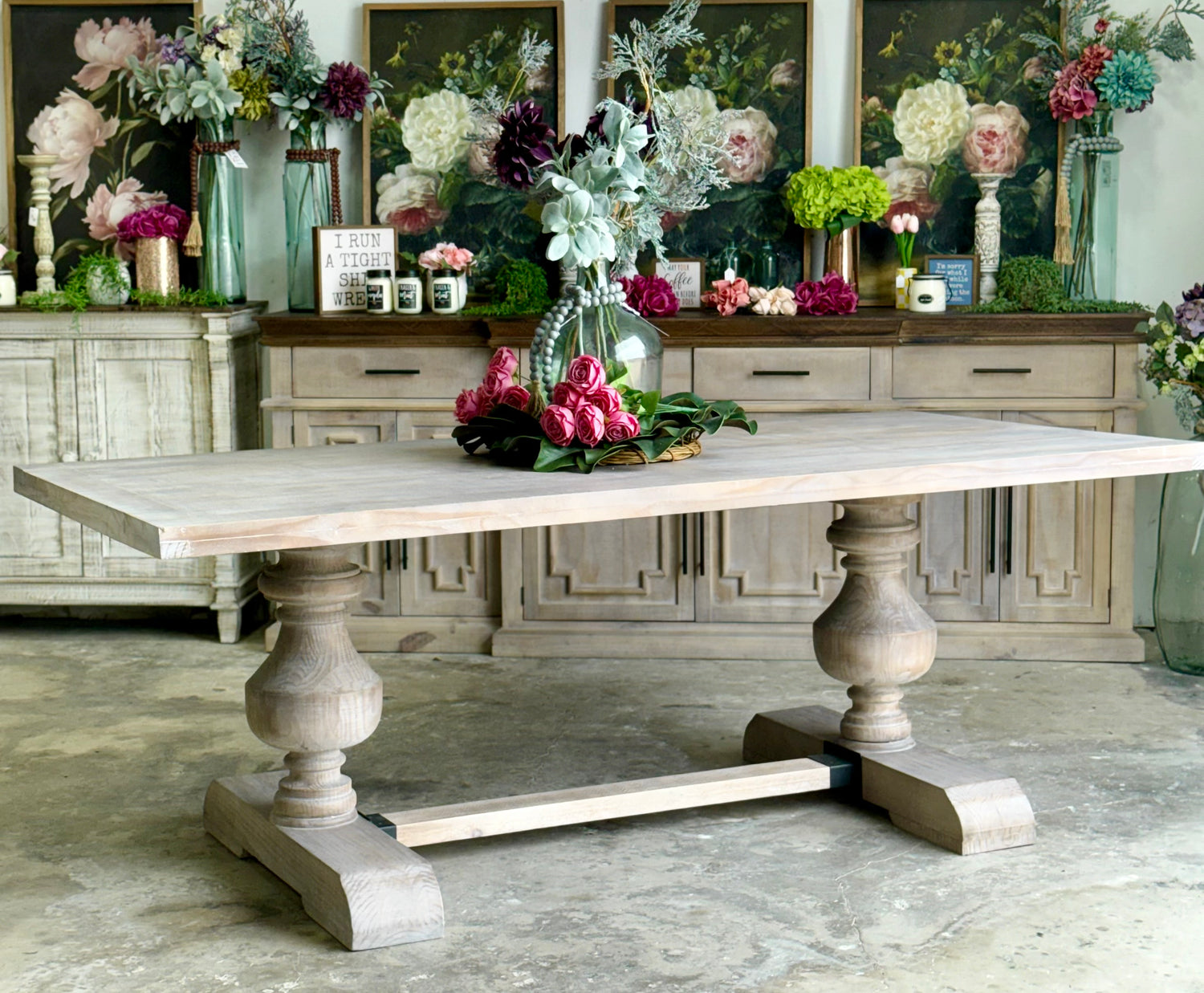 Hannah 7 Foot Dining Table-Soft Drift™