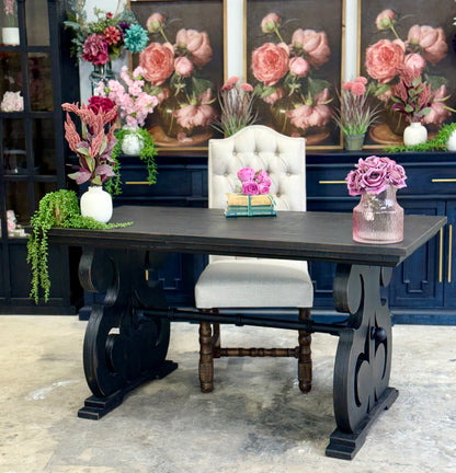 Harpwell Desk-Handrubbed Black