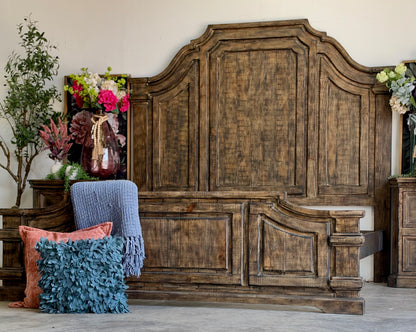 Eden King Bed-Pecan