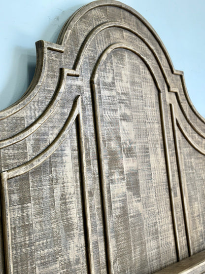 Madison King Bed-Sandstone