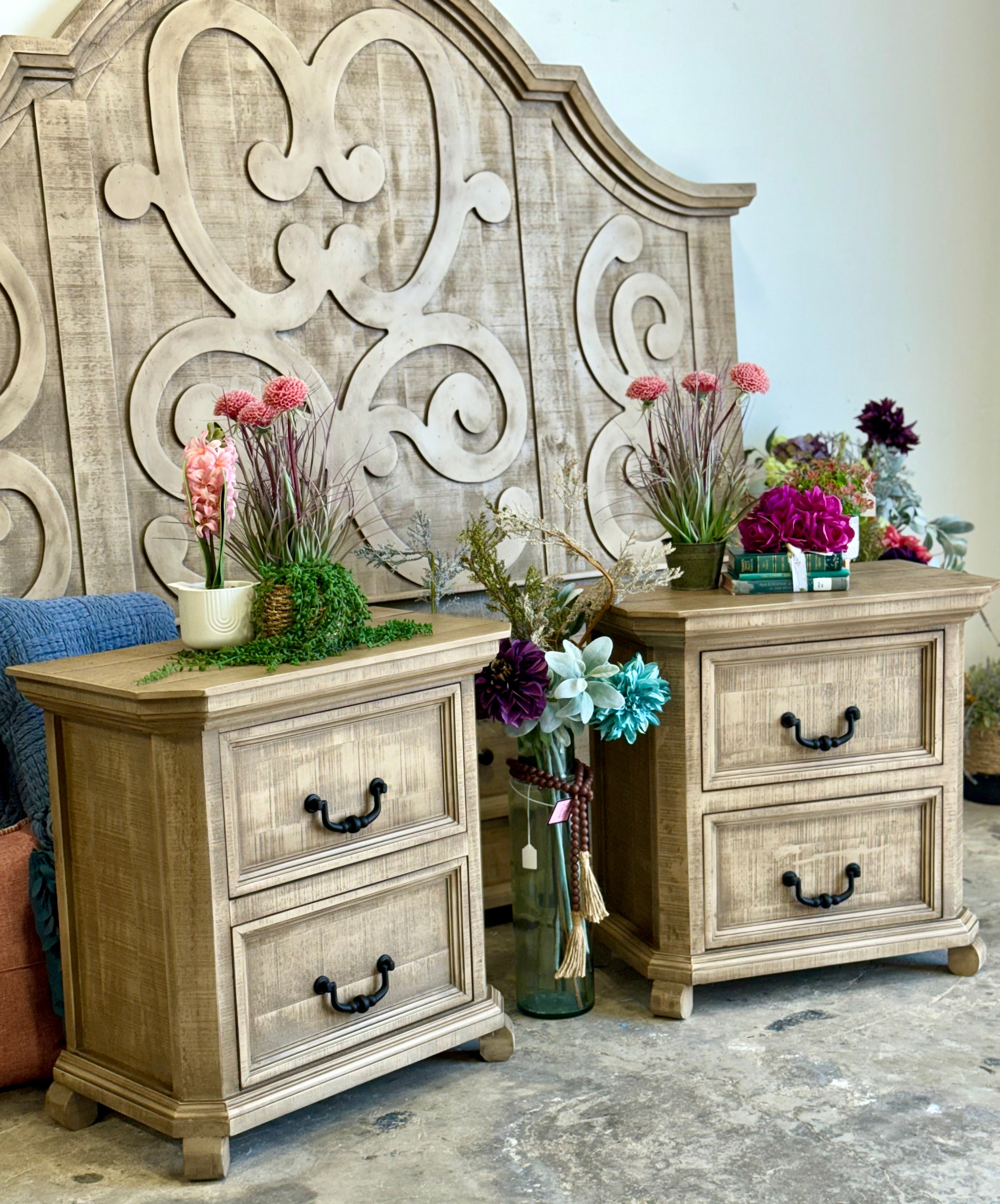 Harper Nightstand- Cappuccino