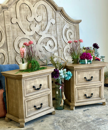 Harper Nightstand- Cappuccino