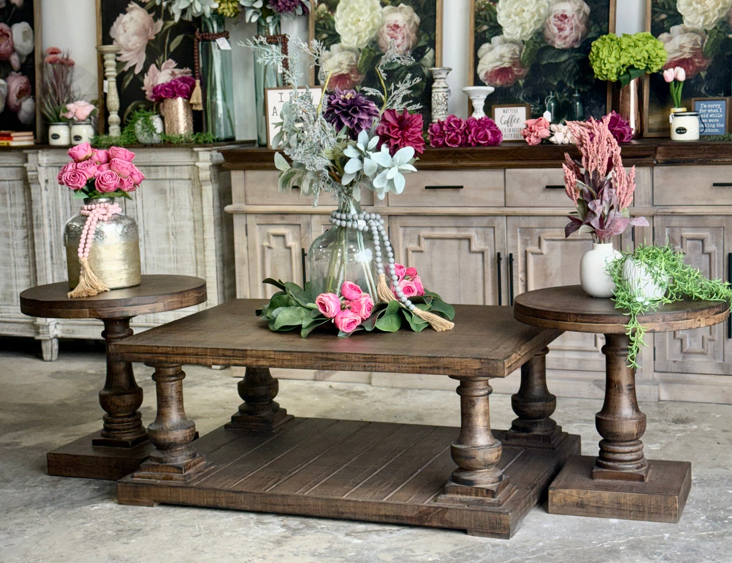 Brooklyn Round Side Table-Honeywood™