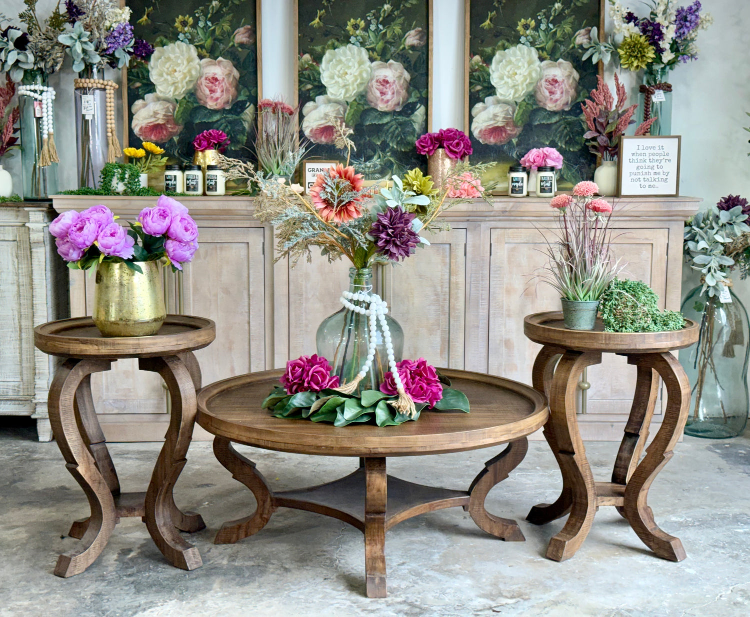 Delaney Round Coffee Table-Timber™