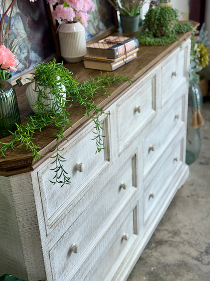 Eden Dresser- White Wheat/Sandstone