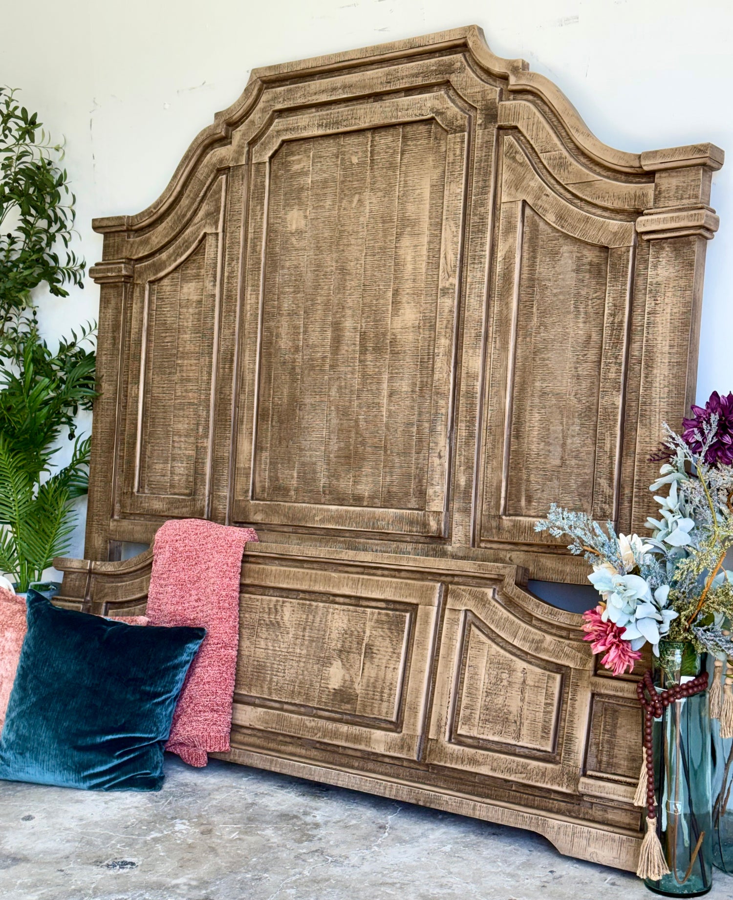 Eden King Bed-Sandstone