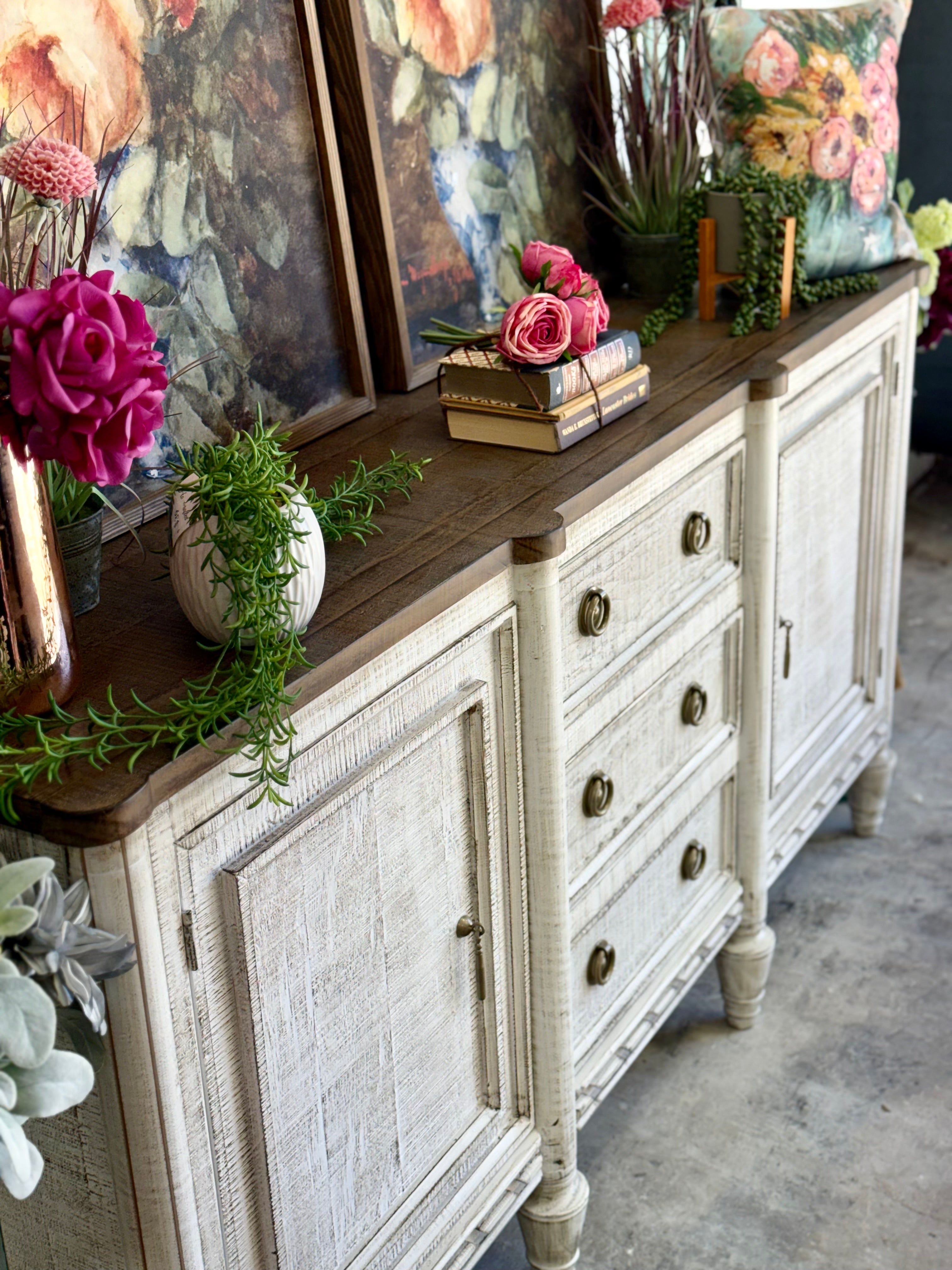 Juliette Console-Toasted Wheat/Honeywood™