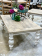 Sophie Coffee Table-White Wheat/Sandstone