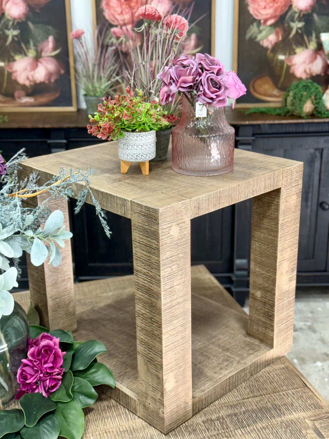 Bella Side Table-Sandstone