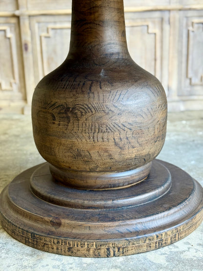 Lilly 54" Round Pedestal Dining Table-Honeywood™