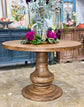 Clara 47" Round Dining Table-Timber