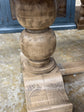 Myla 8 Foot Rounded Pedestal Table-Sandstone