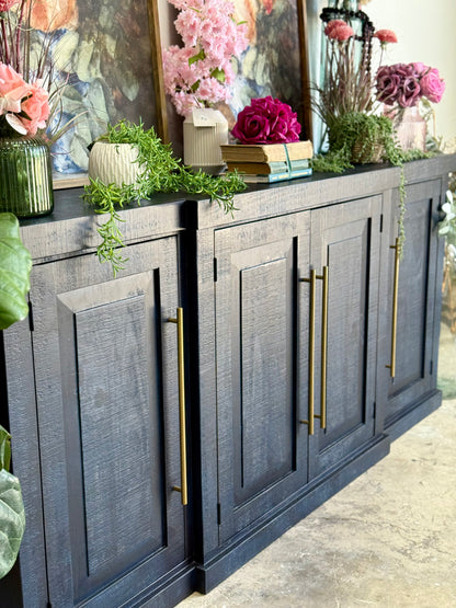 Cyra 4 Door Console-Deep Blue/Gold