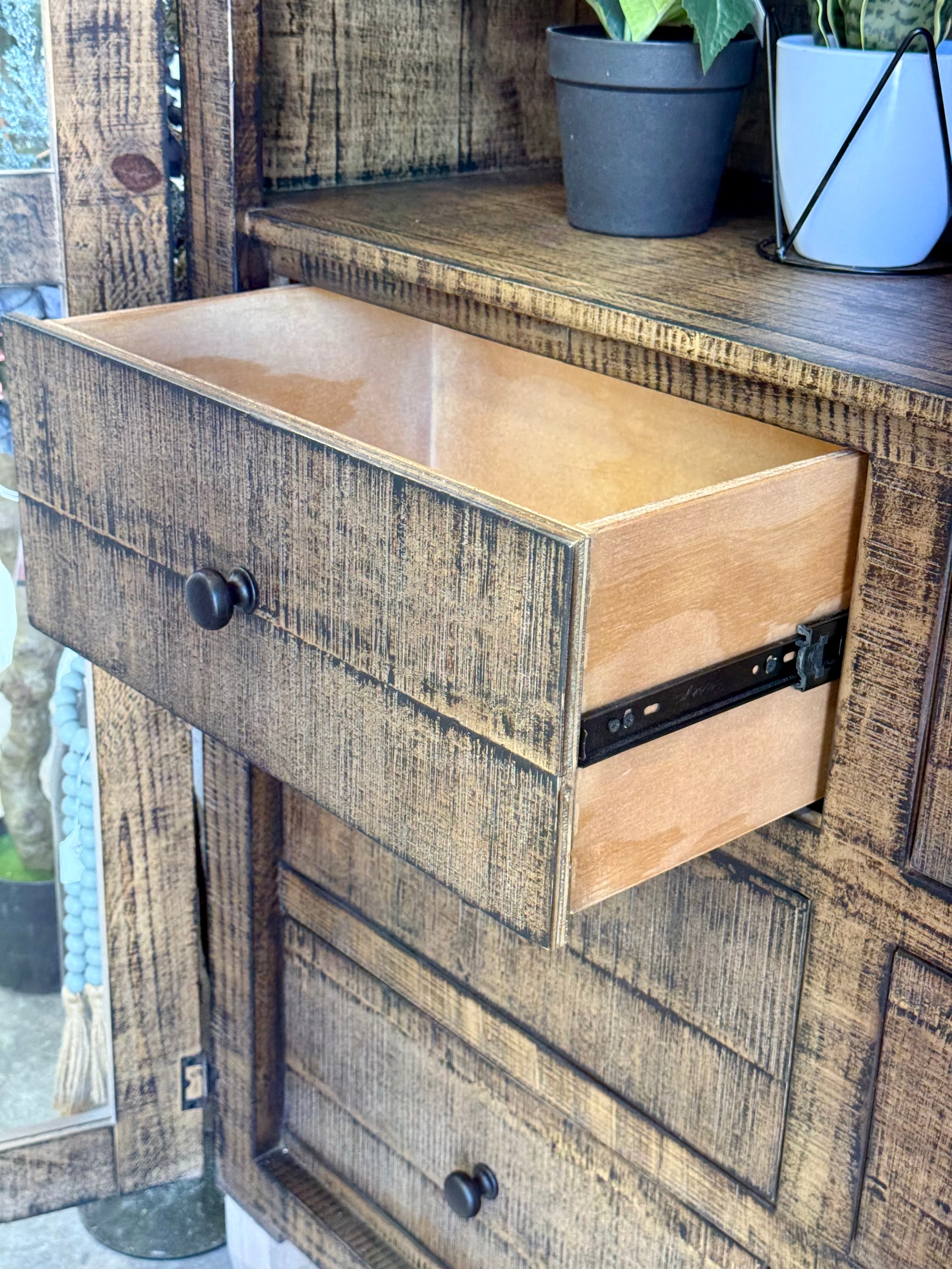 Melody Domed Vitrine-Soft Drift/Honeywood™