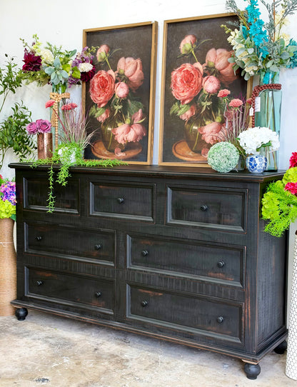 Adele Dresser-Handrubbed Black