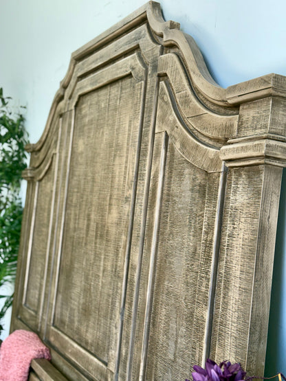 Eden King Bed-Sandstone