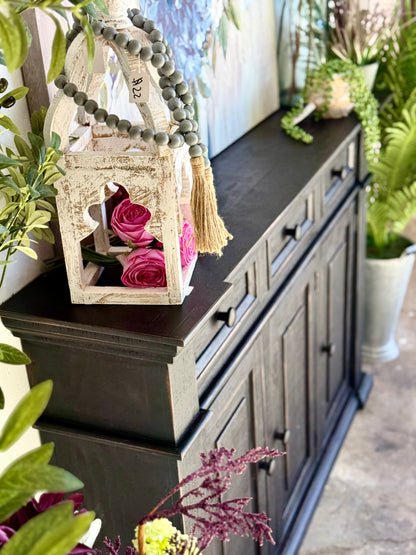 Savannah Sideboard-Handrubbed Black