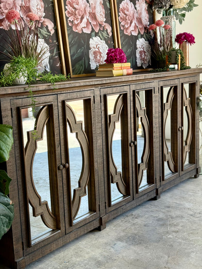 Morgan 6 Door Console-Honeywood