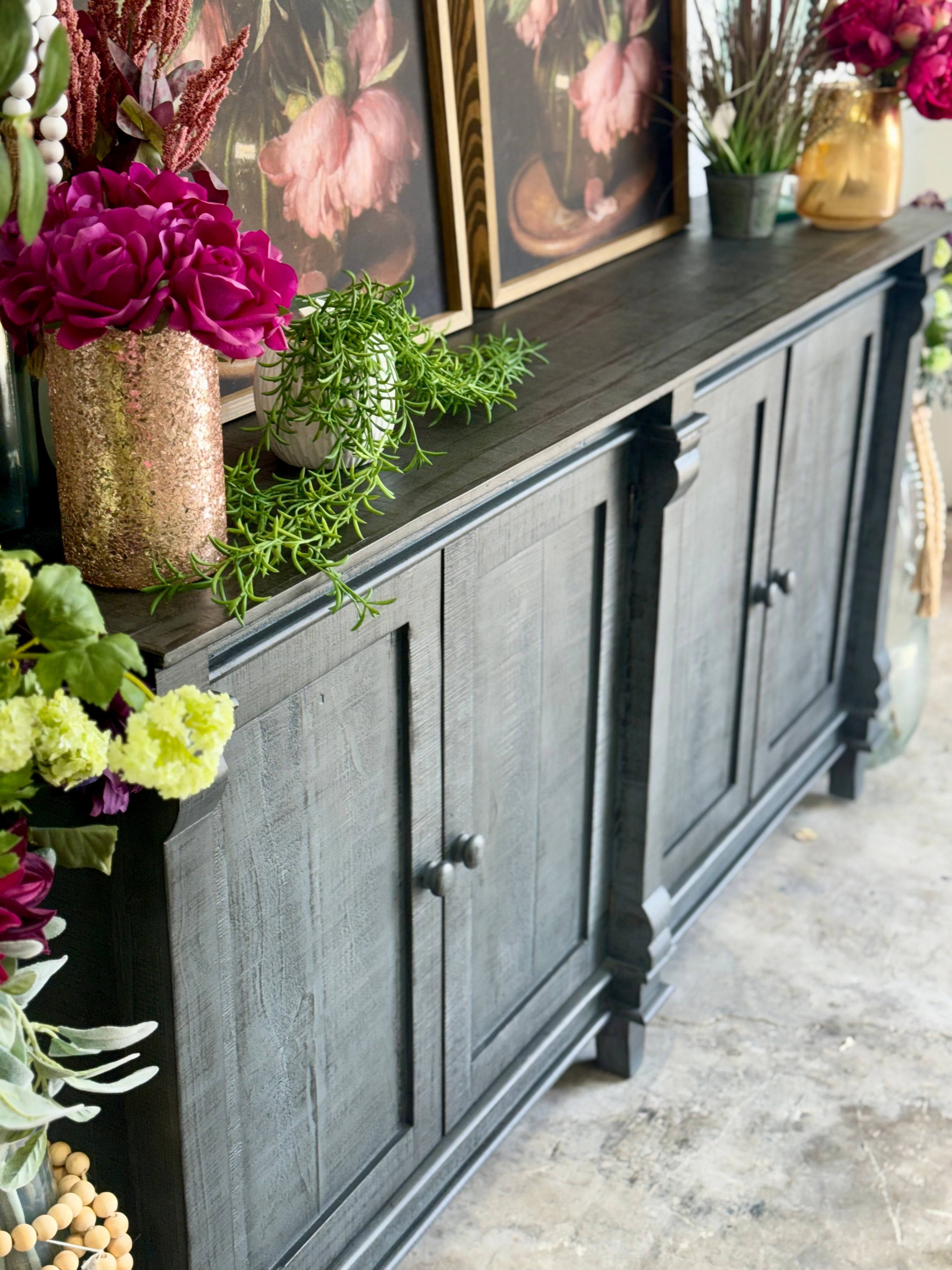 Allison 4 Door Console-Blue Dusk™