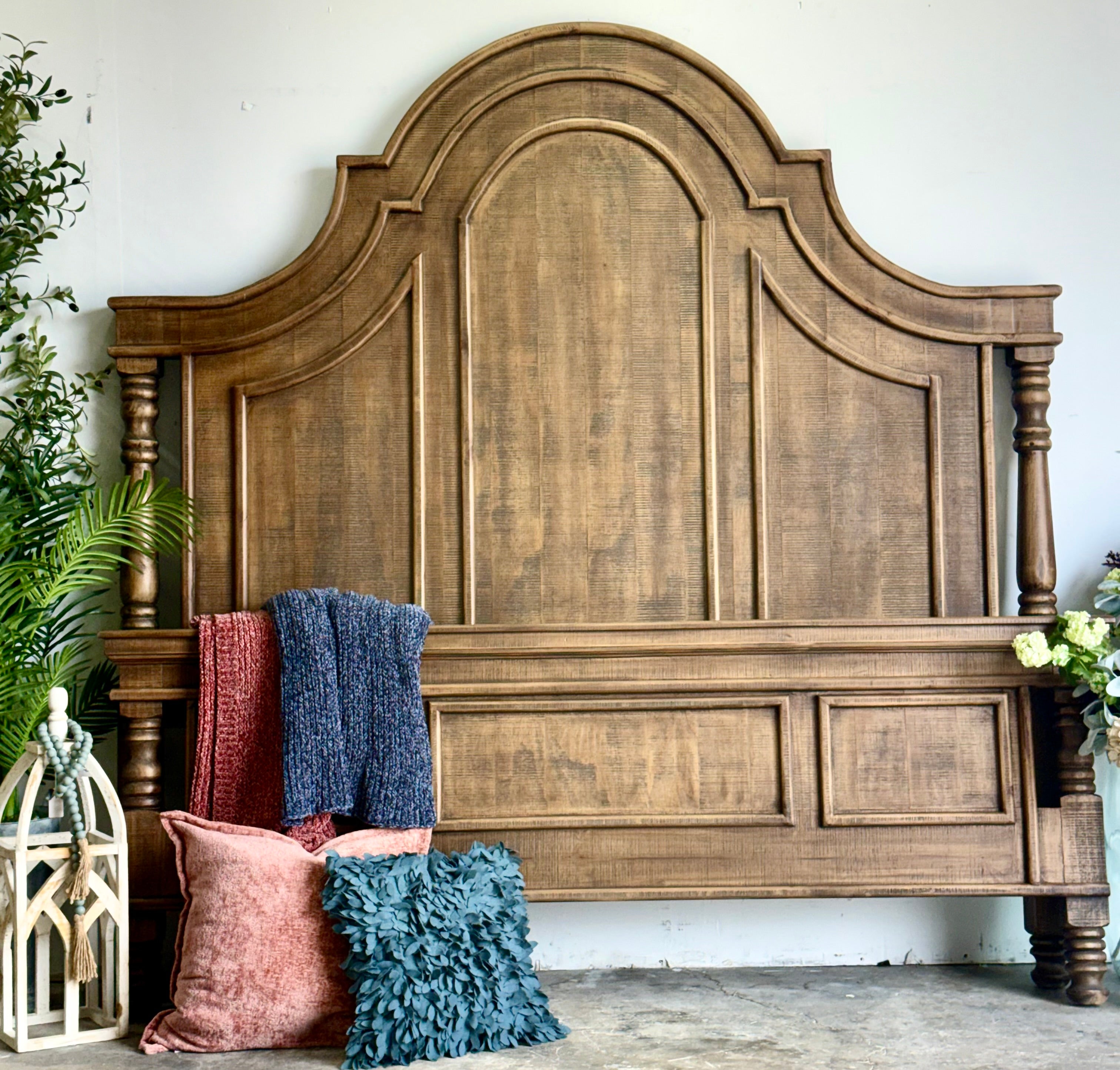 Madison King Bed-Timber