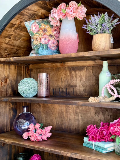 Rose Domed Vitrine-Black/Sparrow