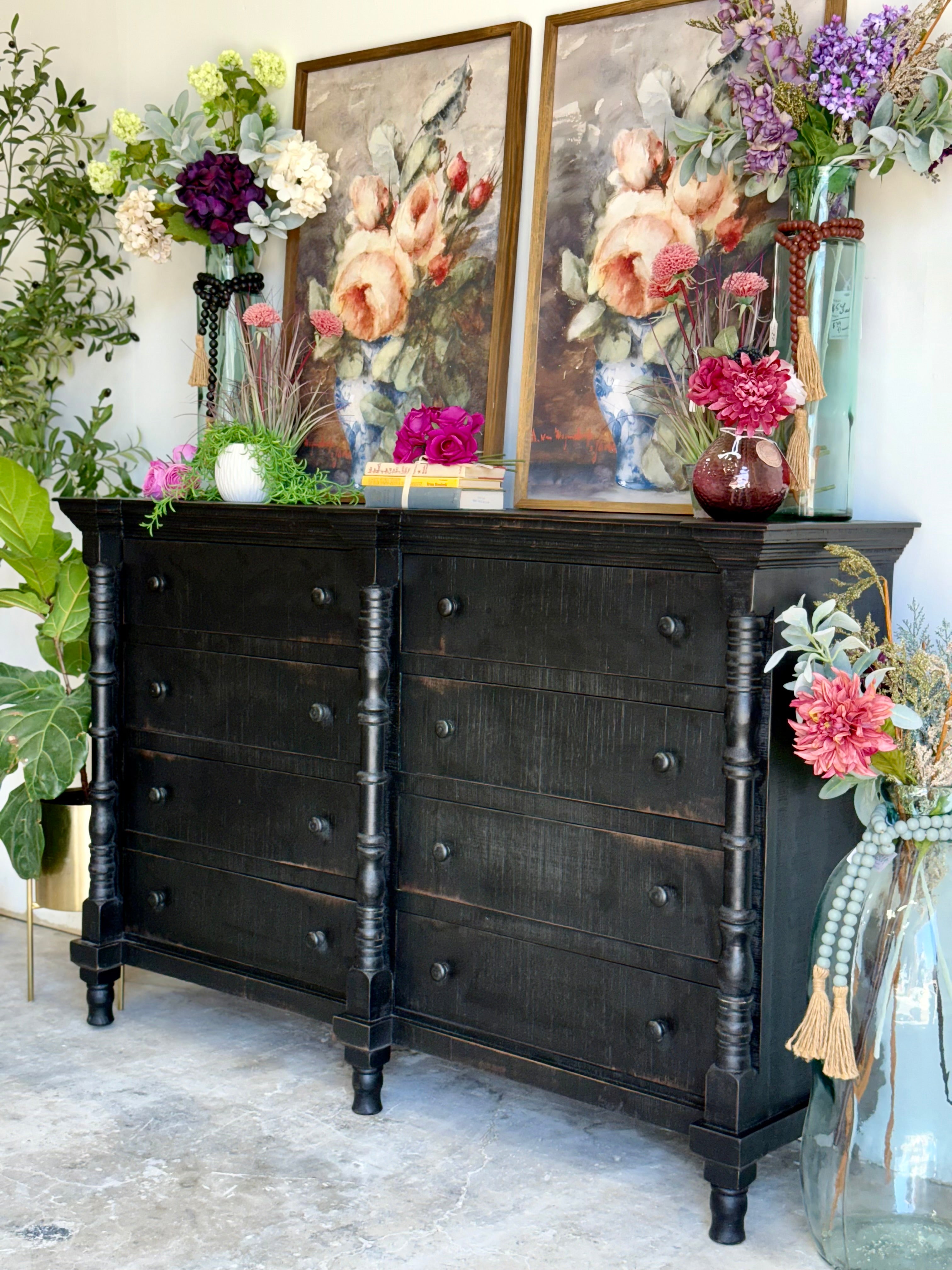 Madison Dresser-Handrubbed Black