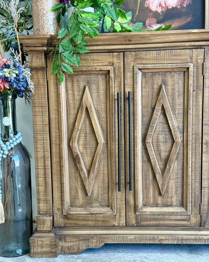Chloe 6 Door Console-Timber