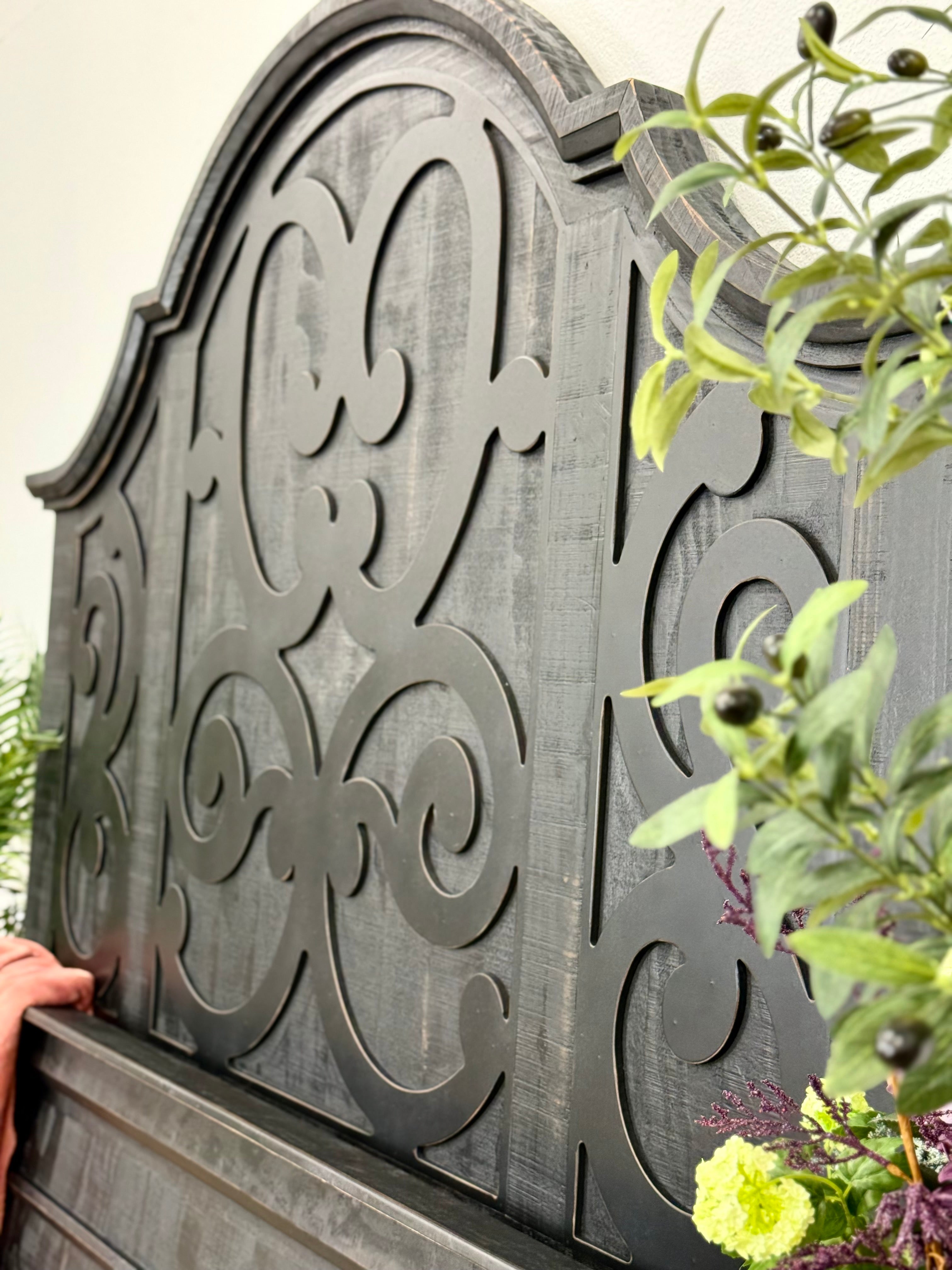 Harper Curved King-Handrubbed Black