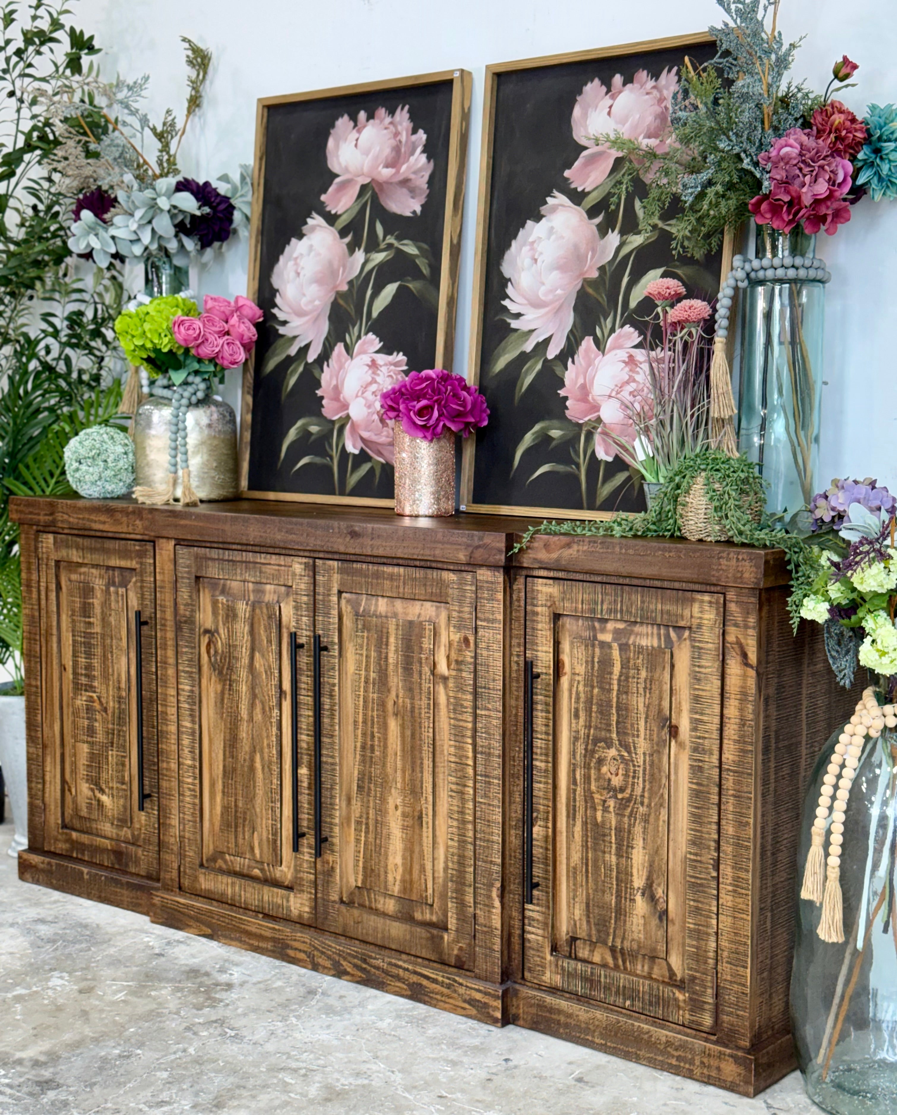 Cyra 4 Door Console-Burnt Timber™